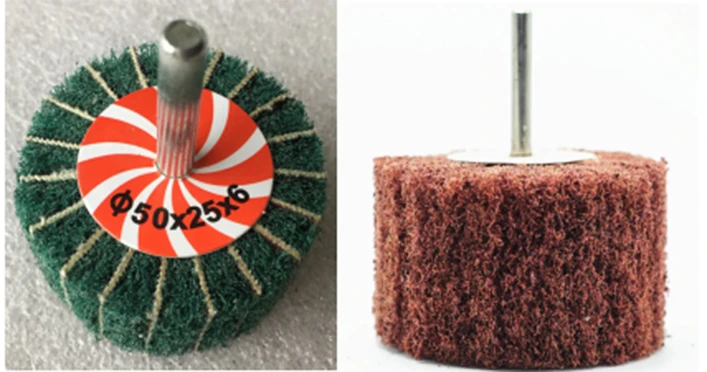 Flap wheel with shalf